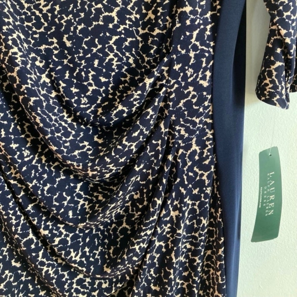 NEW Ralph Lauren Ruched Dress - Picture 4 of 8